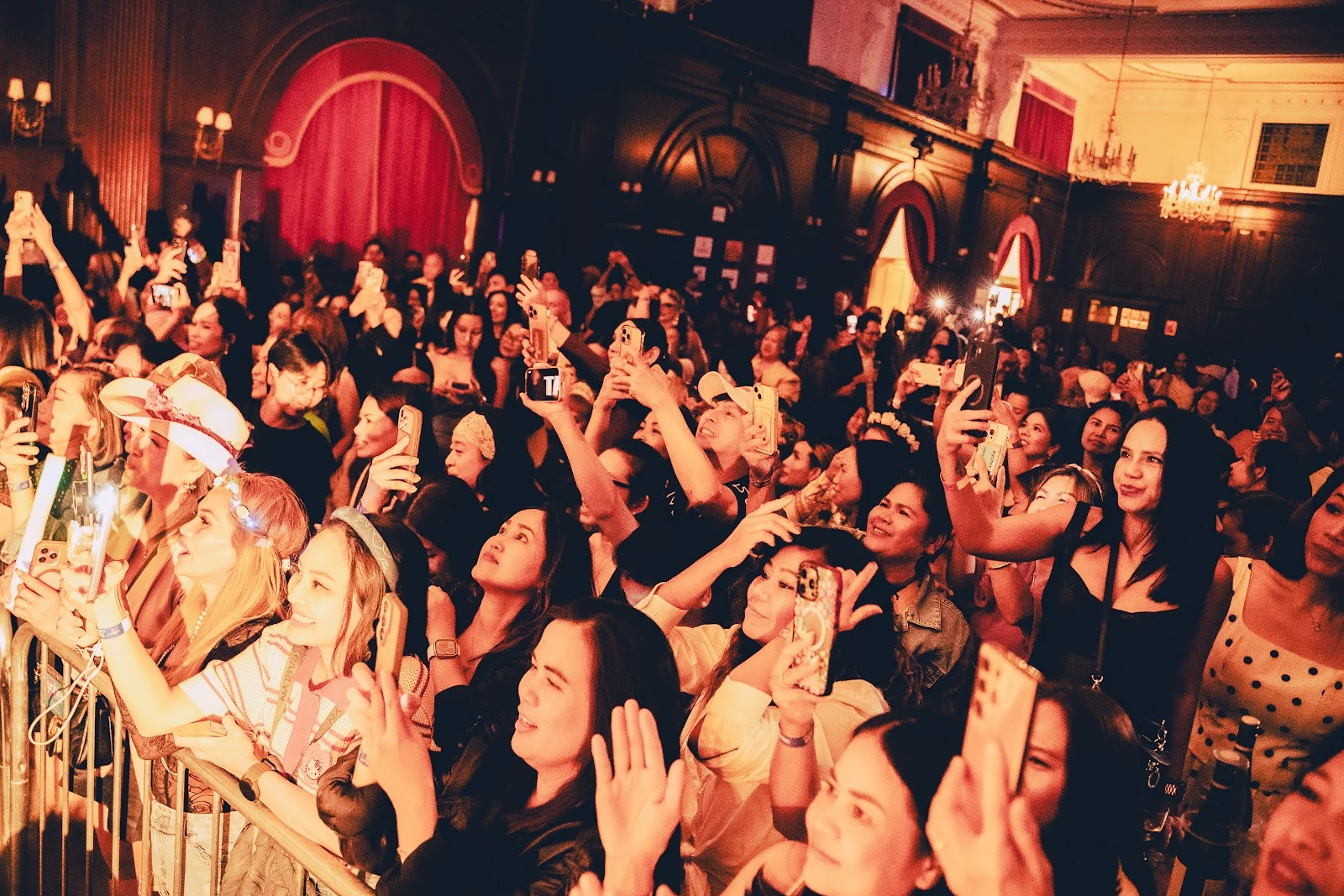 The crowd enjoying THE ICON at Porchester Hall